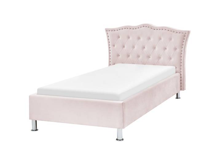 BETT 90/200cm Pastellrosa Metz