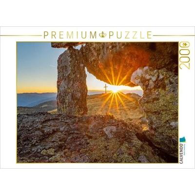 CALVENDO Puzzle Sonnenstrahlen am Gstoder | 2000 Teile Lege-Größe 90 × 67 cm Foto-Puzzle für glückliche Stunden, von , Calvendo Puzzle