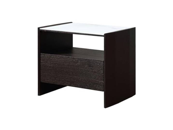 YCCHAH Bett mit Stauraum Leichter, luxuriöser Schlafzimmer-Nachttisch, einfacher moderner Holz-Nachttisch, Schiefer-Desktop-Nachttisch Desktop