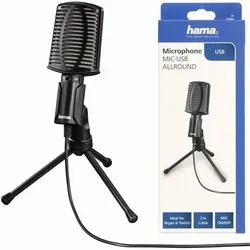 Hama USB Mikrofon MIC-USB Allround für PC/Notebook