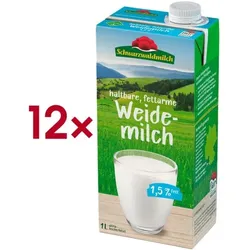 Schwarzwaldmilch LAC H-Milch »fettarme Weidemilch 1,5%« 12 Stück je 1 L