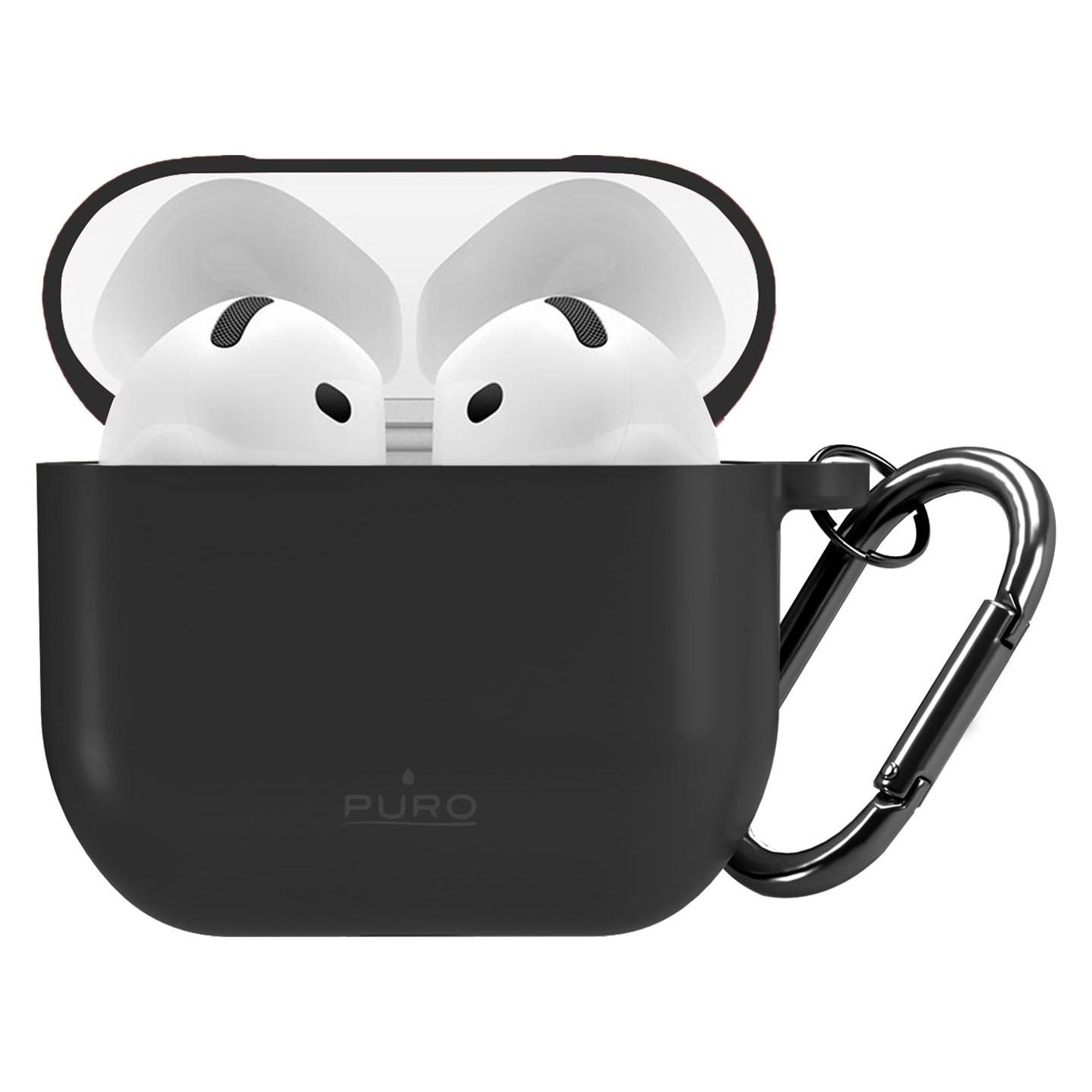 Puro Icon Hülle für AirPods 4 - Schwarz (Kopfhörer Hülle) (68242358)