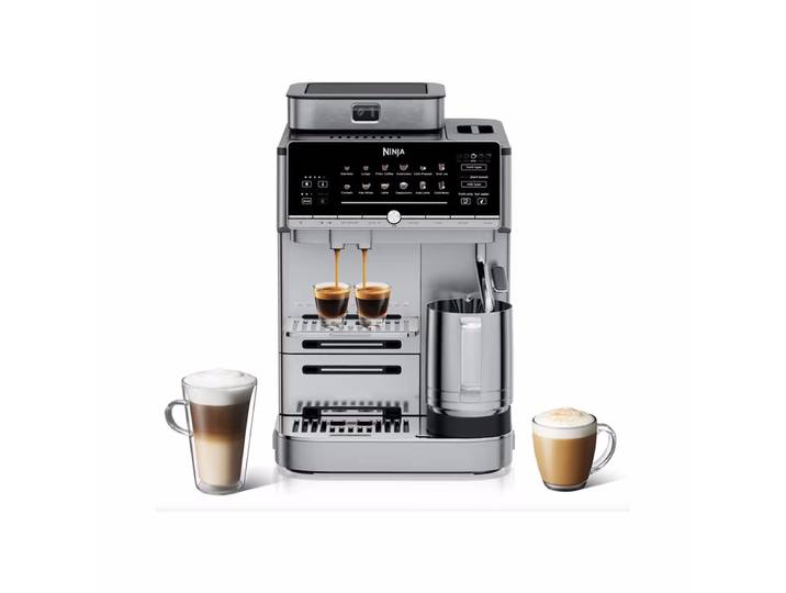 Ninja AE1051CH Luxe Café Espressomaschine – Kaffeevollautomat – silber