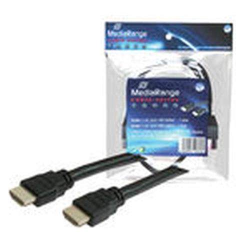MediaRange SVGA Anschlusskabel, VGA/VGA, 1.8m, schwarz (1.80 m) (MRCS105)