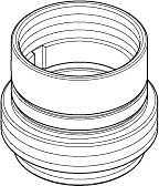 Dornbracht Kart-Aufn. Universalkoerp 0917010391090 43 mm