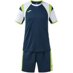 JOMA Liga Pro Trikot + Shorts Set 326 - marineblau/lindgrün M