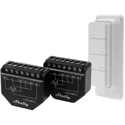 Shelly Shutter x2 + BLU RC Button 4 Pack