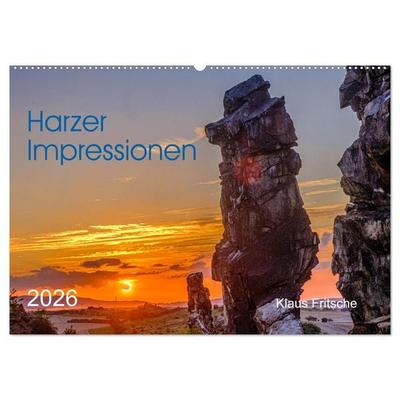 Harzer Impressionen - Natur, Kultur und Geschichte (Wandkalender 2026 DIN A2 quer), CALVENDO Monatskalender