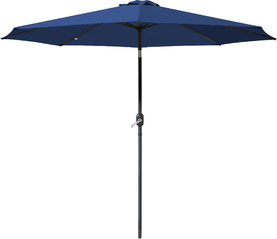 Dakota Fields Courchevel 3m Traditional Parasol Blue 300cm W X 300cm D