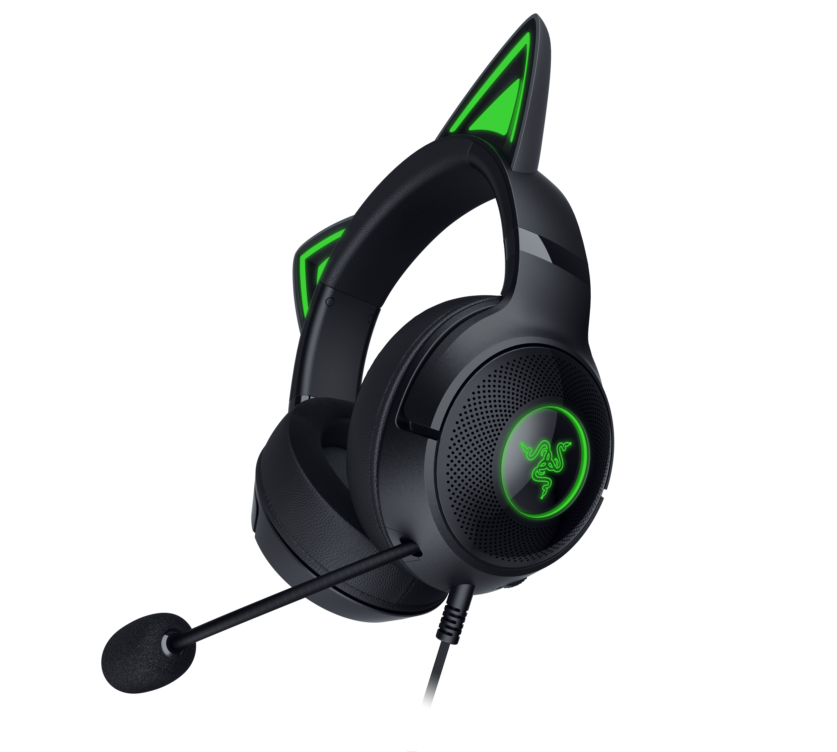 RAZER Kraken Kitty V2 Gaming Headset kabelgebunden Schwarz