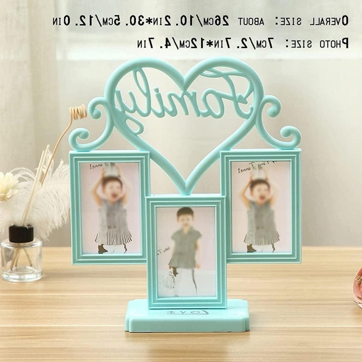 Moderne Groene Fotolijst van Kunststof voor Woonkamer Decoratie - 7 x 12 cm