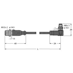 Turck Verbindungsleitung RSSD-PSWS4M-4414-5M