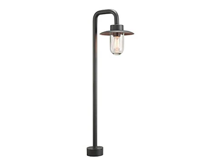 SLV LED Pollerleuchte MOLAT, Laterne Standleuchte Außen-Beleuchtung im Industrie-Design Outdoor Wege-Leuchte, Kandelaber, Sockellampe, Garten-Beleuchtung, Gartenleuchte E27, max. 60W