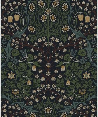 NextWall Victorian Garden Floral Peel and Stick Wallpaper