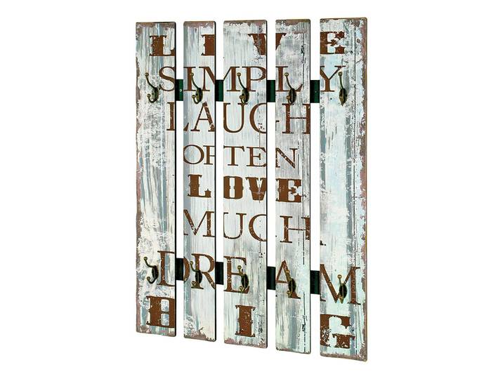 Porte-manteaux Dream Big Vintage II 70 x 100 x 9cm Marron/Gris