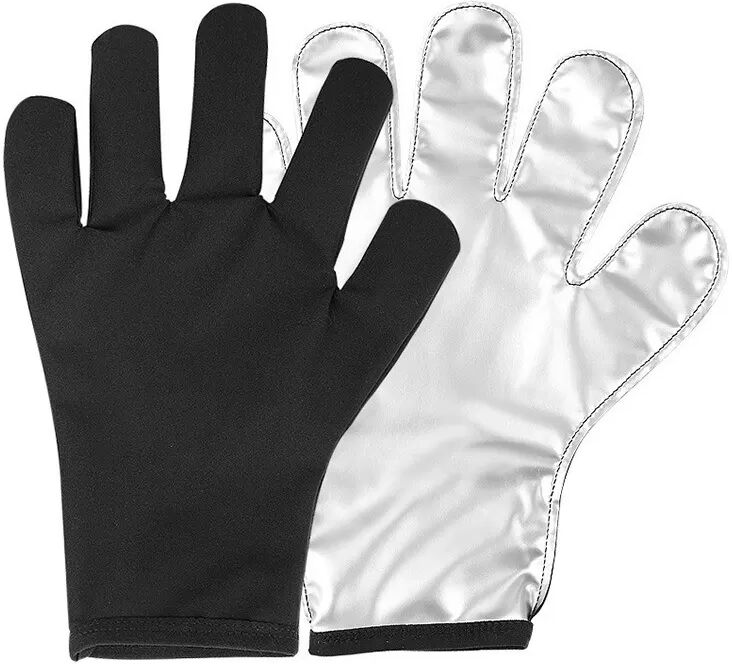 INF Sauna-Handschuhe mit schweißverstärkender Beschichtung, Hand-Schutz für das Training Silber