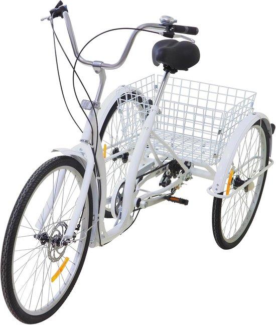 Fahrrad 26 Zoll mit 6 Gängen und großem Einkaufskorb für Senioren