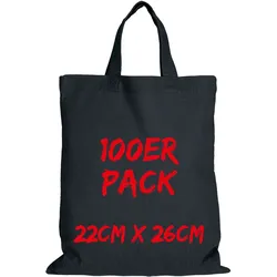 Texxilla Apothekertasche Mehrpack mit zwei kurzen Henkeln, Dunkelblau, dunkelblau