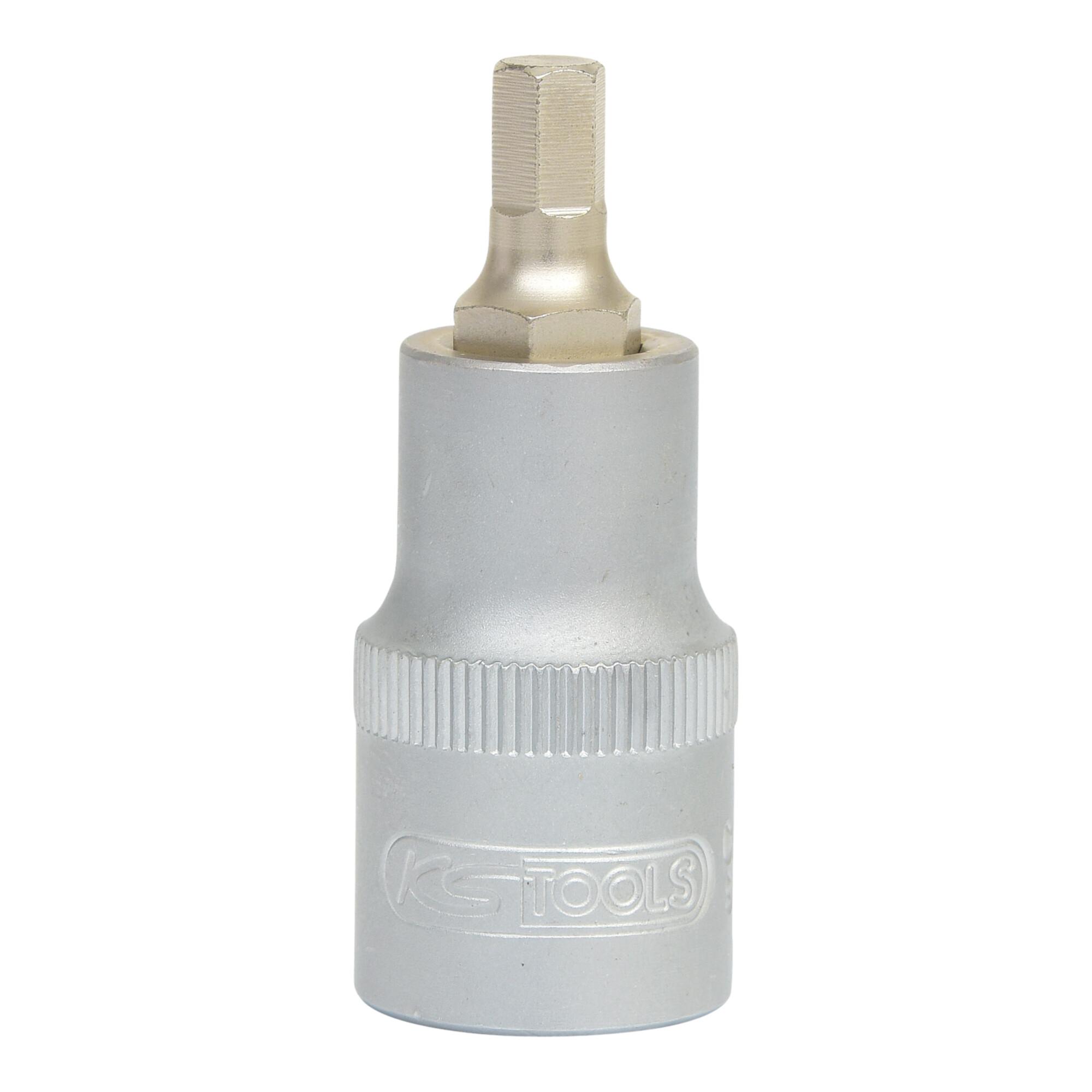 KS Tools 1/2 Zoll Bit-Stecknuss Innensechskant, kurz, 7/16 Zoll (911.5387)