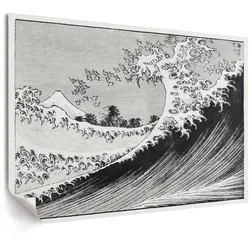 POSTER - 59x42 cm (A2) - Hokusai - Hundert Ansichten des Fuji