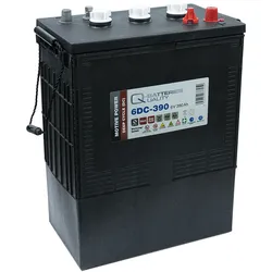 Q-Batteries 6DC-390 6 V 390 Ah (C20) Deep-Cycle-Traktionsbatterie