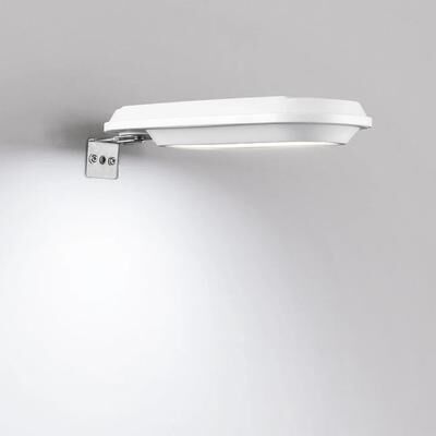 Uplifted Finds 18 LED Solar Gutter & Wall Light   IP65 Waterproof Human Body Induction Outdoor Security Lamp white White