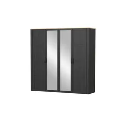 Drehtürenschrank  Toneo , schwarz , Maße (cm): B: 215 H: 215 T: 60.0