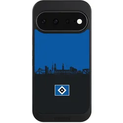 Nivocase Hülle für Google Pixel 11 Handyhülle NIVOcore Case Schwarz HSV Hamburg Skyline (Google Pixel 11), Smartphone Hülle, Schwarz