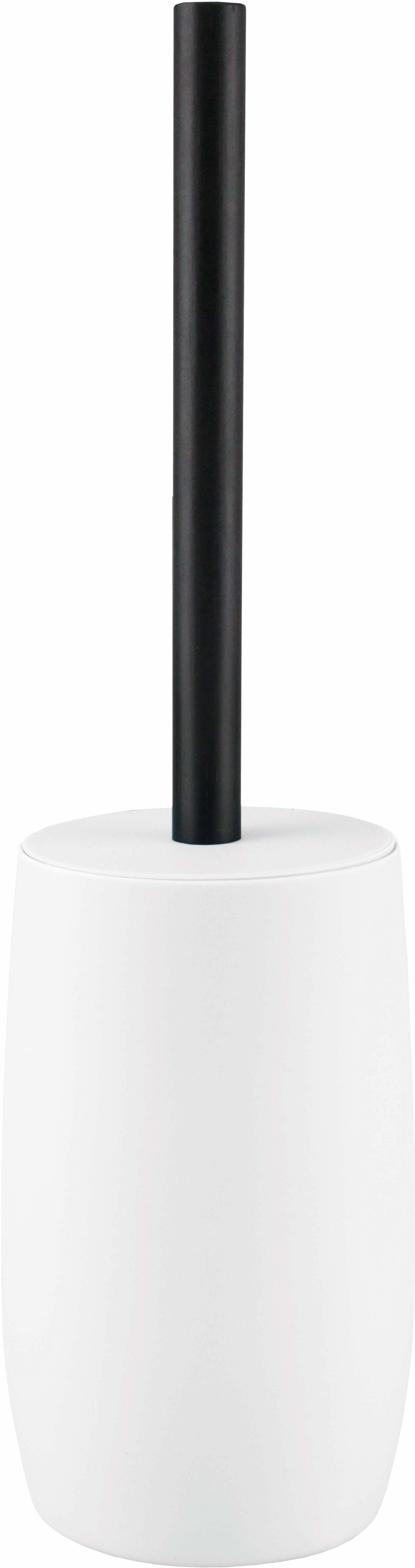 WC-Garnitur KLEINE WOLKE "» Daily«", weiss (weiß), B:9,9cm H:34,5cm L:9,9cm, Reinigungsbürsten, WC-Garnitur weiß Einheitsgröße