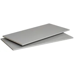 Einlegeboden 2er-Set Fresh ca. 96x2x50 cm Grau