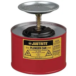 asecos Sparanfeuchter 2,0 l Stahlblech D185xH187mm, Reinigungsutensil, Rot