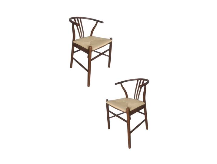 2er-Set Stühle Salko - Holz sombre