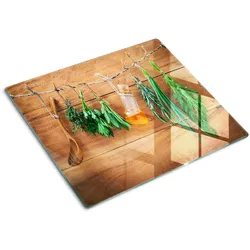 GLASPLATTE 60x52 cm Kräuterschnur