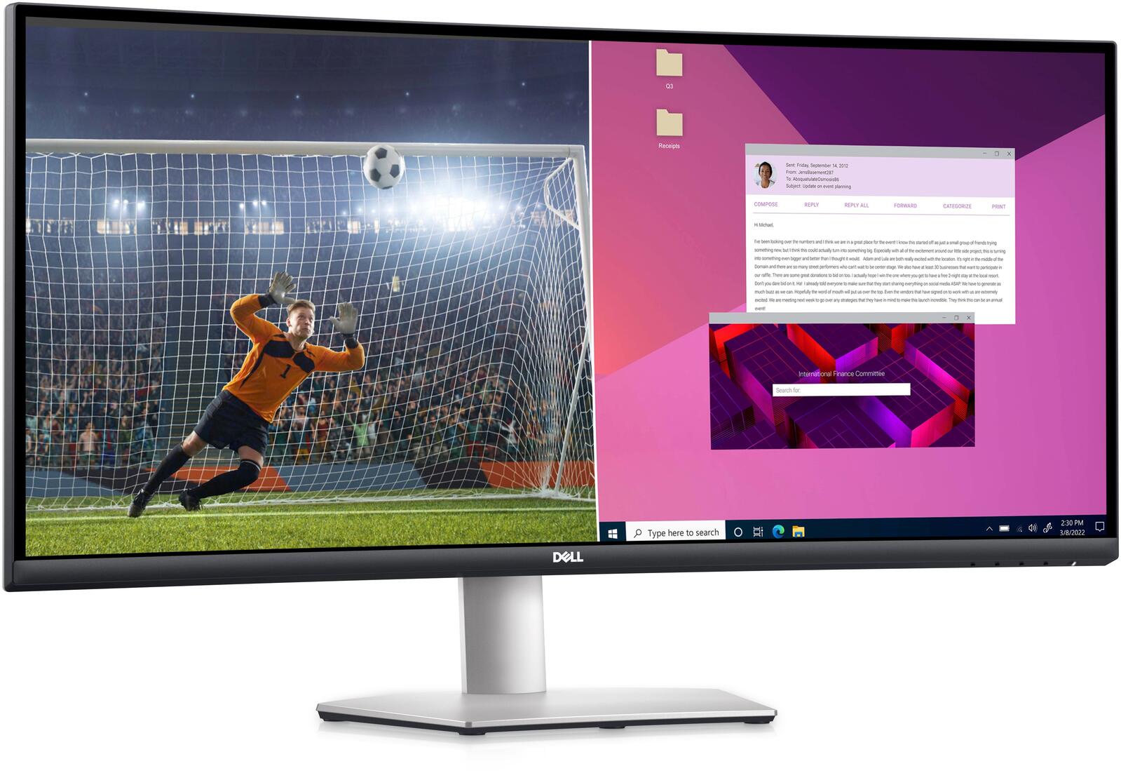 Dell S3423DWC Monitor (34") 86,36cm 210-BEJE