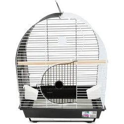 Panama Pet Klatka dla ptaków, czarno-biała, o wym. 36 x 28,8 x 46cm, Vogelkäfig + Voliere
