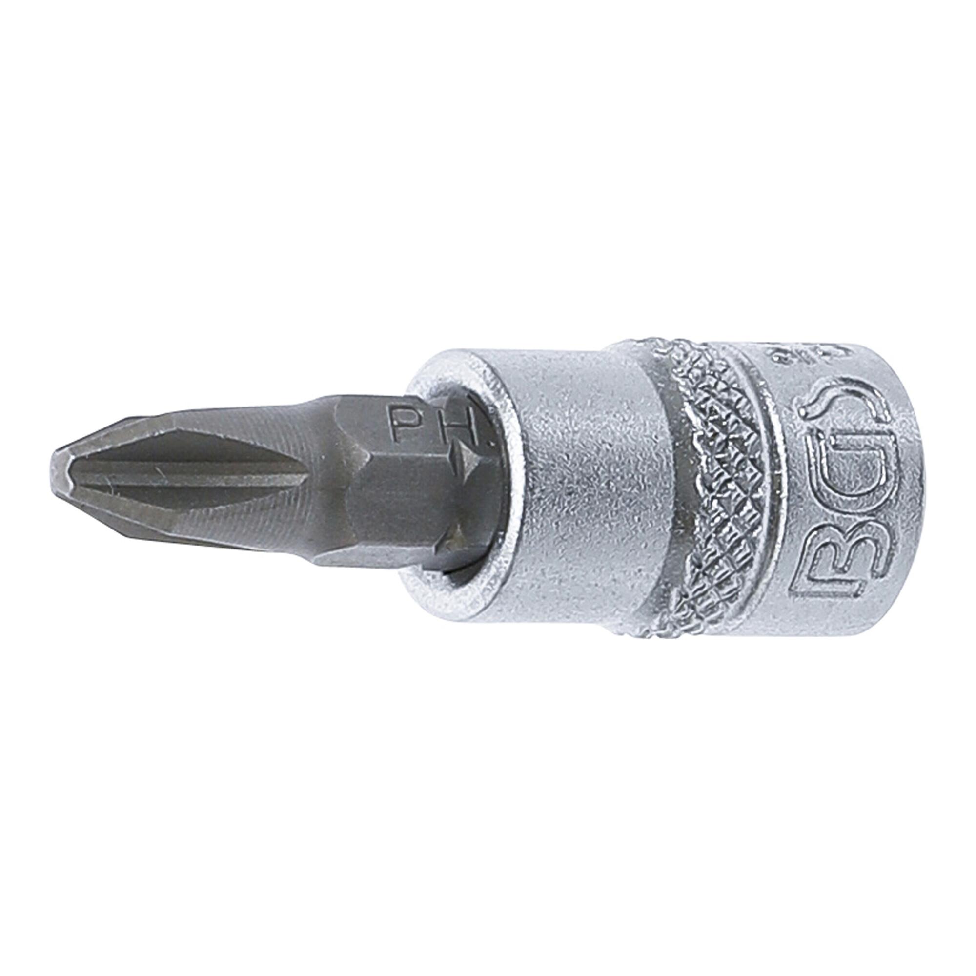BGS Bit-Einsatz Antrieb Innenvierkant 6,3 mm Kreuzschlitz PH2 ; BGS technic (2488)