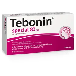 TEBONIN spezial 80 mg Filmtabletten 60 St