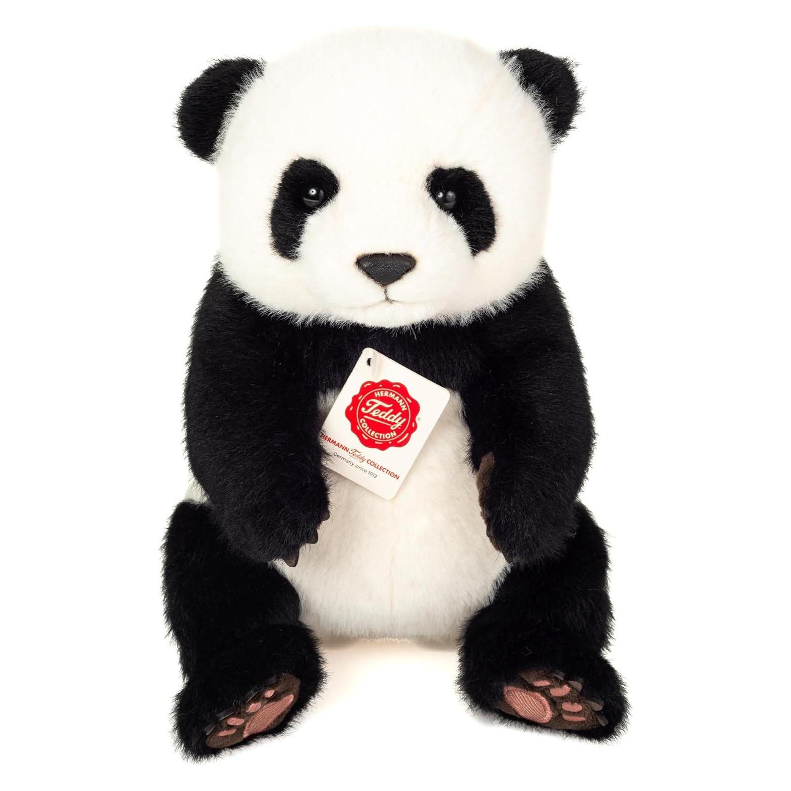 Teddy Hermann Panda sitzend 28cm (11 cm) (92447)