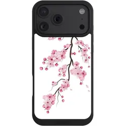 Nivocase Handyhülle für Apple iPhone 18 Pro Max Hülle NIVOpure Case Schwarz Asien Japan Kirschblüten (Apple iPhone 18 Pro Max), Smartphone Hülle, Schwarz