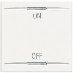 Legrand HD4911M2AG Wippe 2mod ON/OFF white