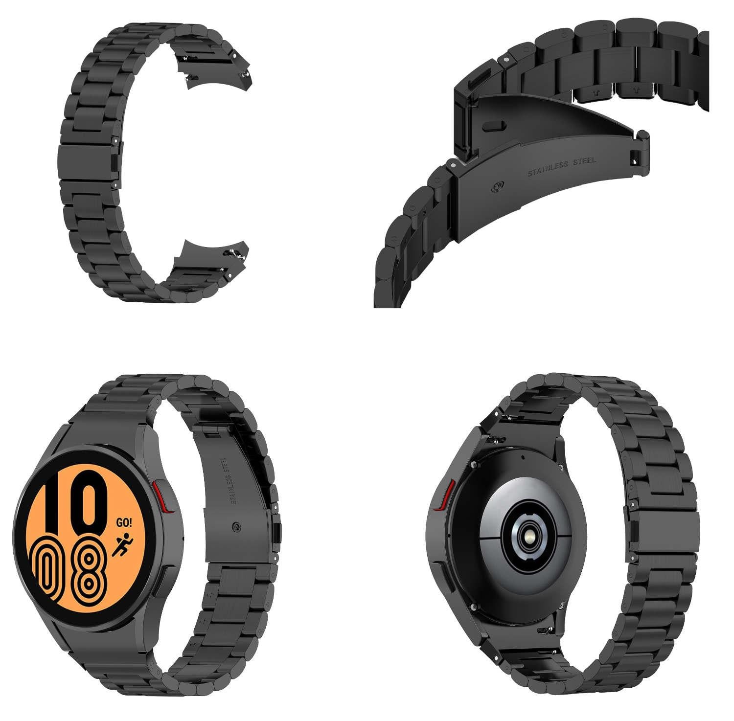 Wigento Deluxe stalen horlogeband voor Samsung Galaxy Watch 5 Pro 45 mm