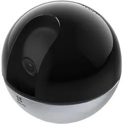 Ezviz C6W-Rotationskamera 4 MP + Gesichtserkennung (2560 x 1440 Pixels), Netzwerkkamera, Schwarz, Grau