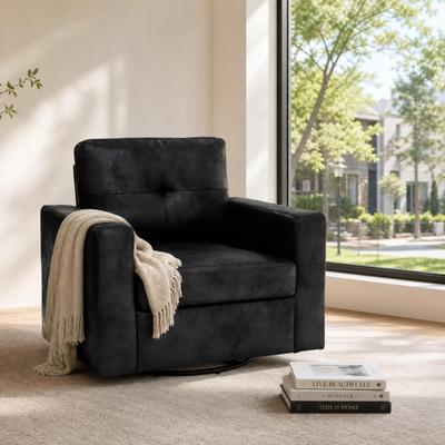 Kodotan sofa Degree Rotation Single Sofa Chair for Living Room, Bedroom, Office
