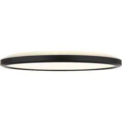 Globo, Deckenleuchte, Deckenleuchte Sapana schwarz 1xLED (2200 lm)
