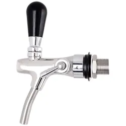 Kompensatorhahn Zapfhahn Gastronomie Bierhahn BieTal® aus Edelstahl 35mm Stutzen