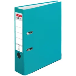herlitz maX.file protect Ordner Rückenbreite 8 cm DIN A4 Kunststoff türkis