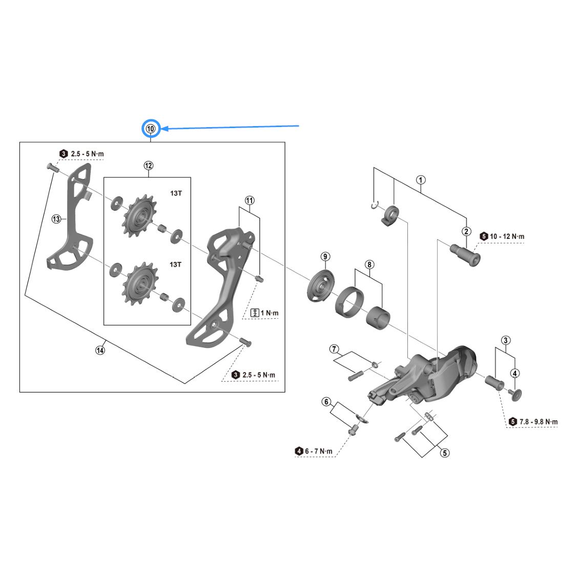 Shimano Leitblech RD-M7200-SGS (Y3L398020)