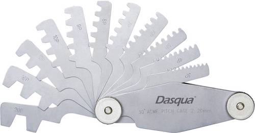 Dasqua 1041-0105 Einstelllehre 2 - 20mm Anzahl Blätter: 12