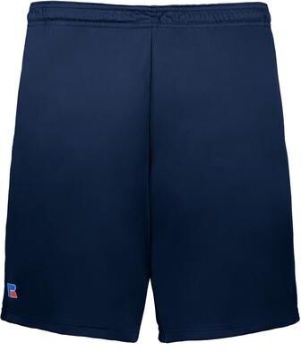 "Russell Athletic TS8X2M DRI-PWR ESSEN 7"" SHORTS W/PKTS in Navy Blue size 3XL   Polyester"