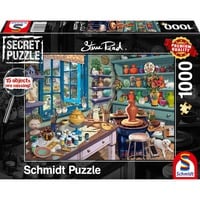 Steve Read: Secret Puzzles - Künstler-Atelier 1000 Teile